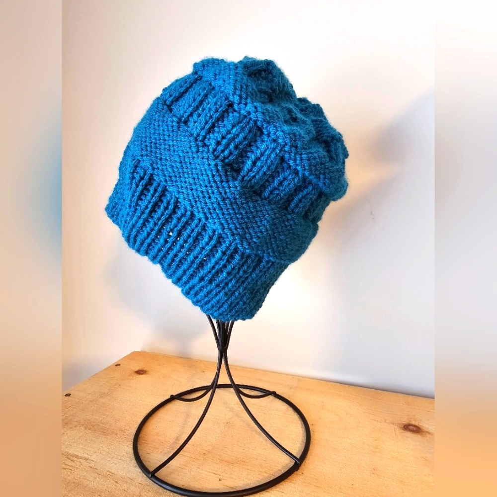 Hand Knit Winter Hat - Picture 2 of 4